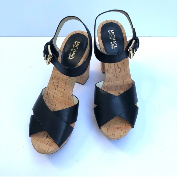 Michael Kors cork strappy heals - Picture 9 of 9